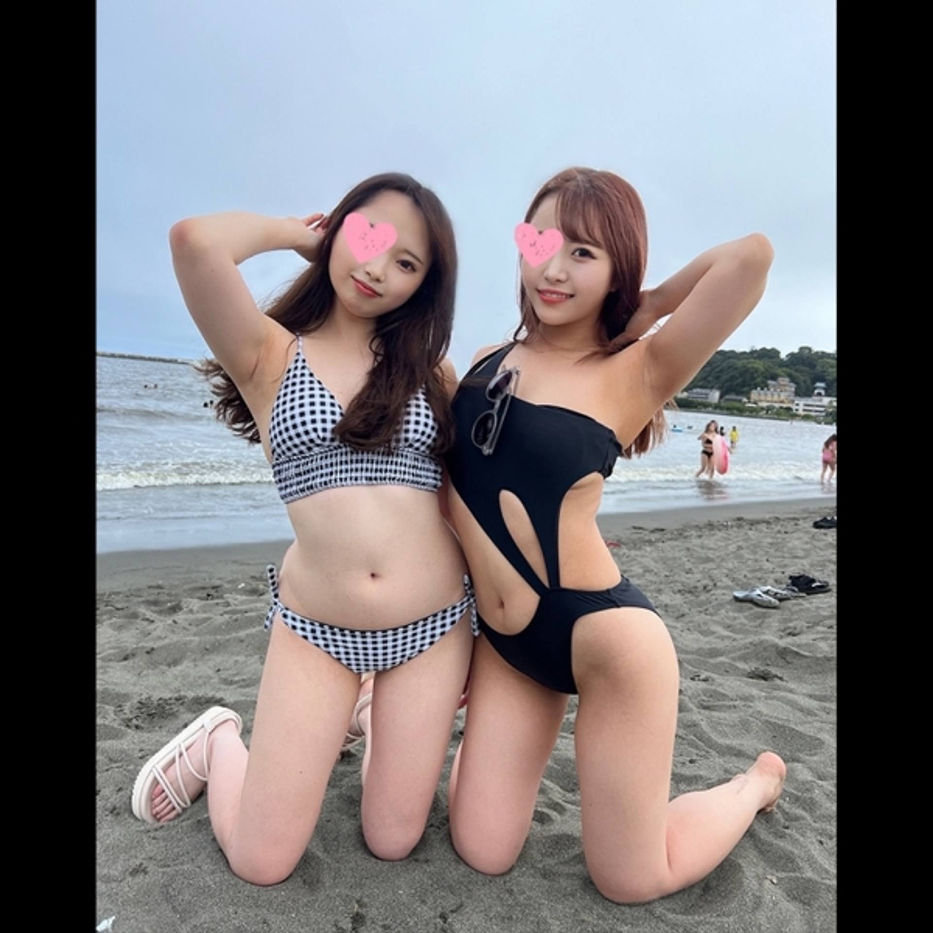 FC2-PPV-3087133 【個人撮影】江●島でナンパに成功した水着美女2人組とハメ撮り※ガチリアル中出し3P映像流出