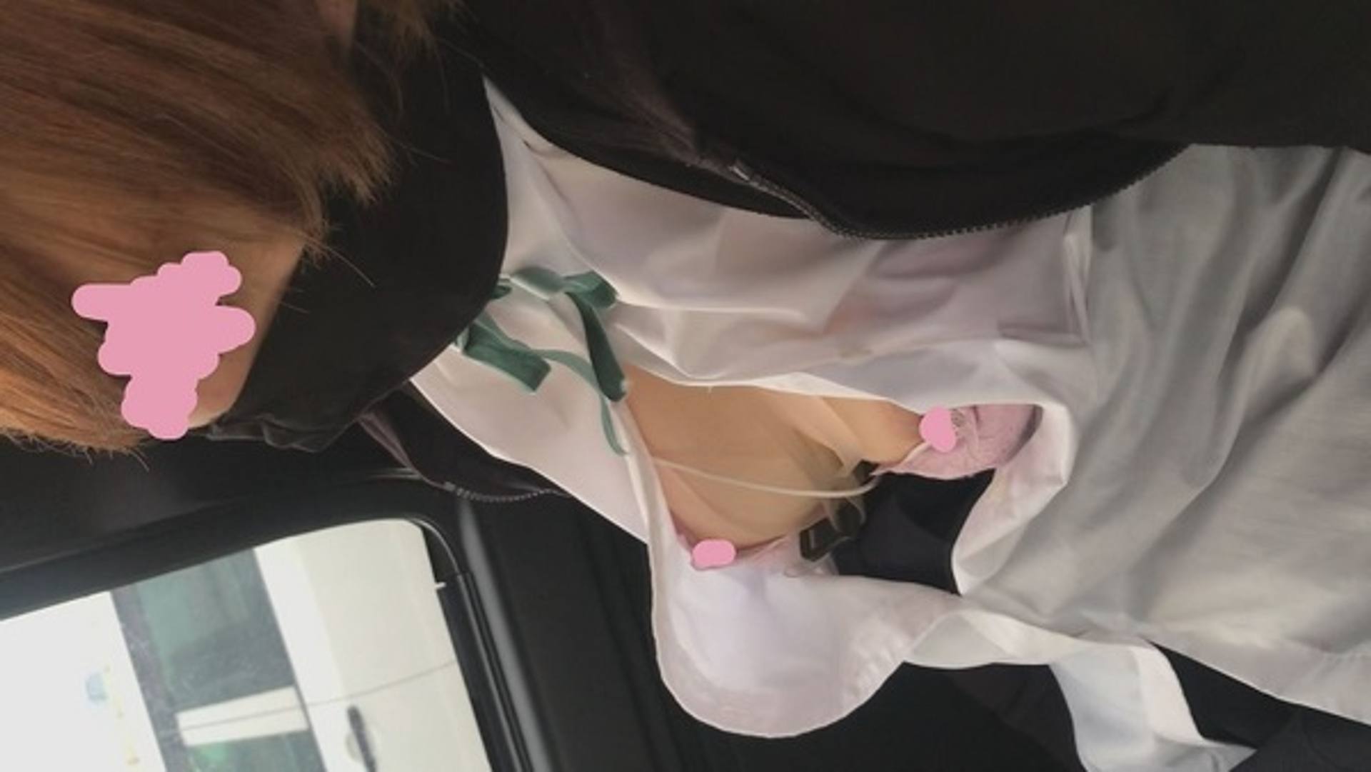 FC2-PPV-2760970 乳首撮り逃げ　車内侵入しておっぱい撮影して起きたので逃げた…